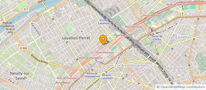 localisation de l'entreprise GENERAL ENTREPRISE DE NETTOYAGE à LEVALLOIS-PERRET