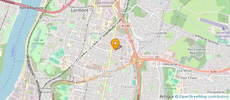 localisation de l'entreprise GENERAL ETANCHEITE  LORMONT