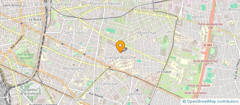 localisation de l'entreprise GENERAL EXPENSES PROCUREMENT  LYON