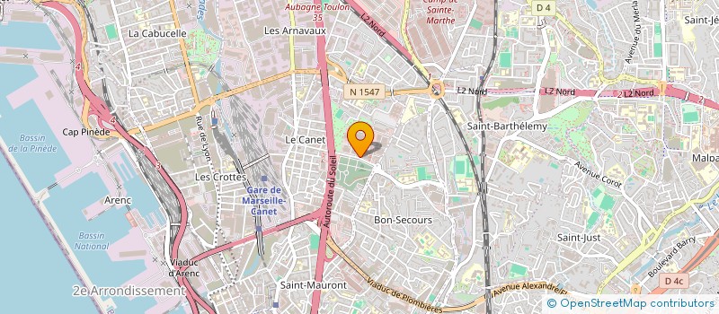 localisation de l'entreprise GENERAL EXPORT à MARSEILLE