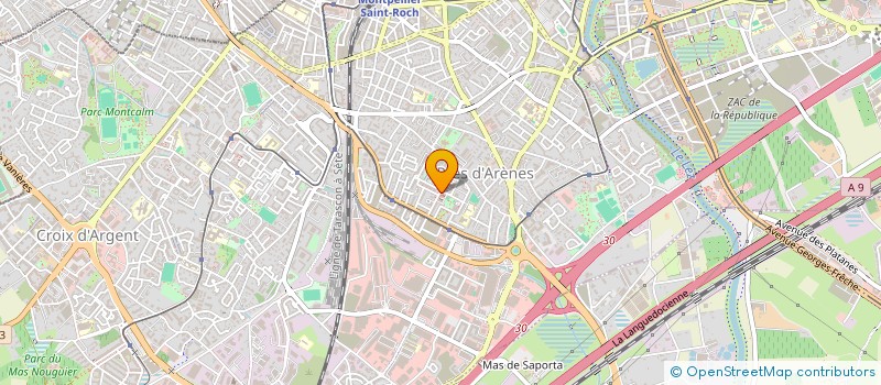 localisation de l'entreprise GENERAL FOOD à MONTPELLIER