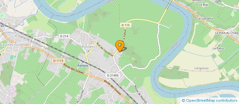 localisation de l'entreprise GENERAL FROID AQUITAINE  PORTETS