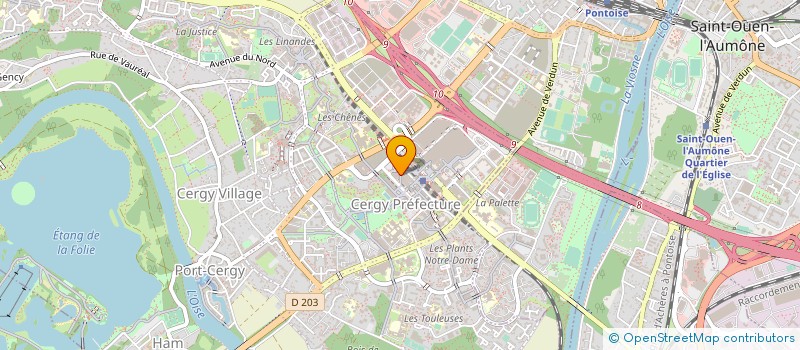 localisation de l'entreprise GENERAL GGS PRODUITS EXOTIQUES  CERGY