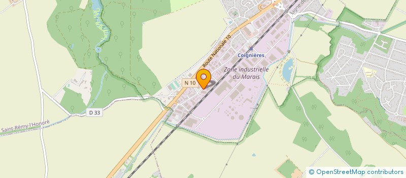 localisation de l'entreprise GENERAL GLOBAL SERVICE  COIGNIERES