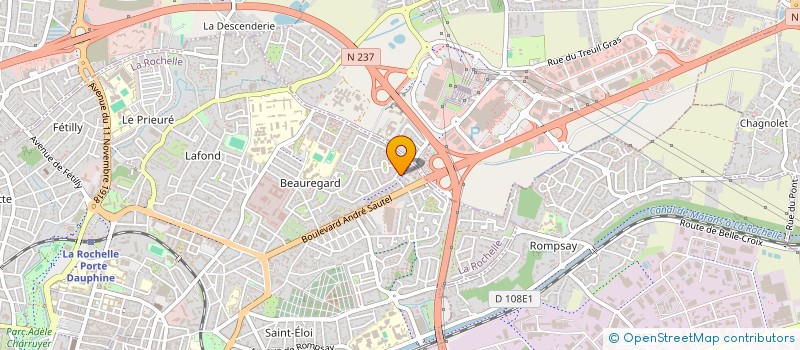 localisation de l'entreprise GENERAL GUILLAUMAT  LA ROCHELLE