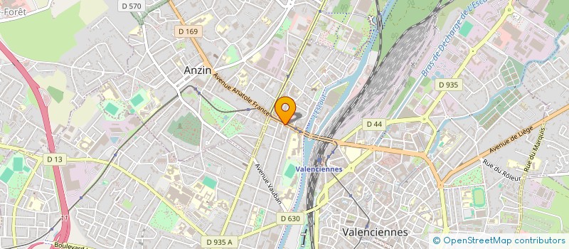 localisation de l'entreprise GENERAL HABITAT  VALENCIENNES