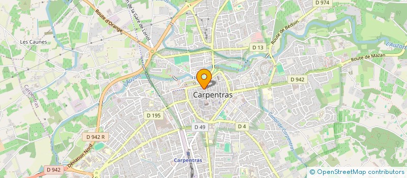 localisation de l'entreprise GENERAL HABITAT CONCEPT à CARPENTRAS