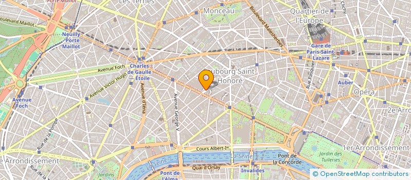 localisation de l'entreprise GENERAL HANDLING EXPORT NEGOCE à PARIS