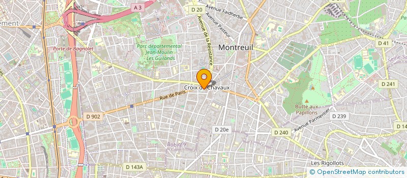 localisation de l'entreprise GENERAL HIGHT SERVICES à MONTREUIL