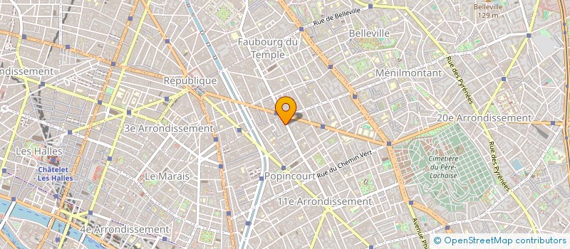 localisation de l'entreprise GENERAL IDUSTRIEL FABRIC IFRMATI ELECTR à PARIS