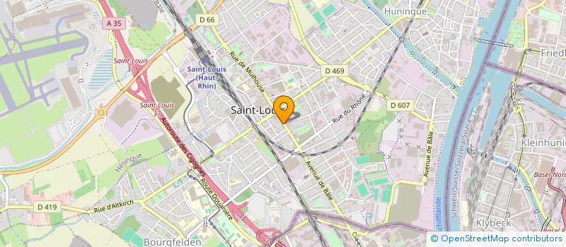 localisation de l'entreprise GENERAL IMMO à SAINT-LOUIS