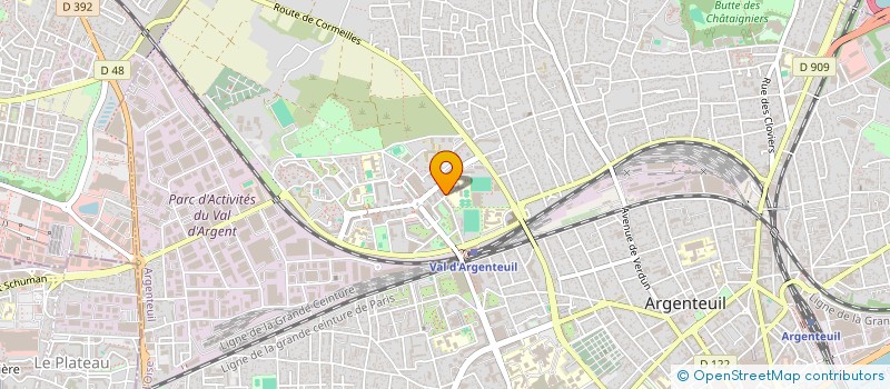 localisation de l'entreprise GENERAL IMPORT EXPORT  ARGENTEUIL