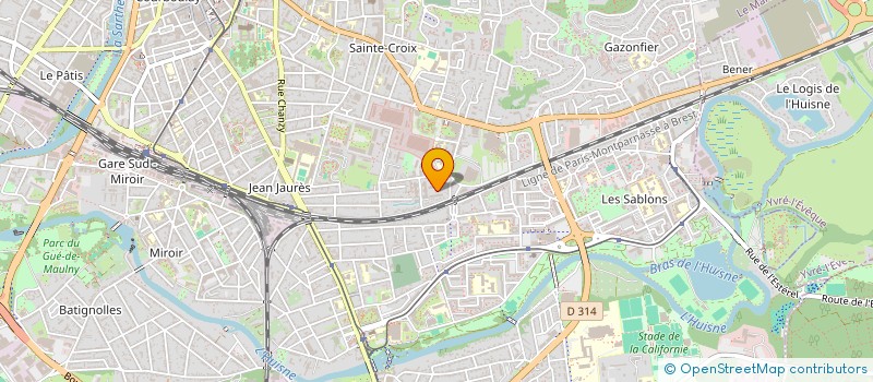 localisation de l'entreprise GENERAL ISO à LE MANS