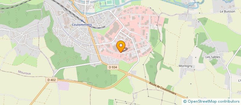 localisation de l'entreprise GENERAL MAINTENANCE INDUSTRIE à COULOMMIERS