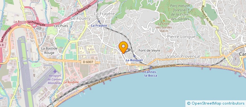 localisation de l'entreprise GENERAL MECA AUTO à CANNES