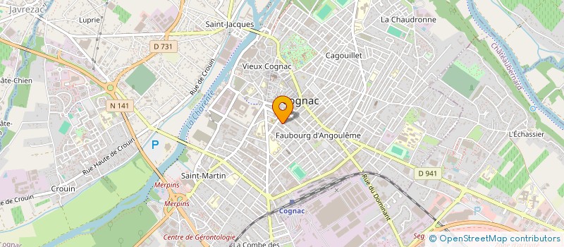localisation de l'entreprise GENERAL MEDIAS à COGNAC