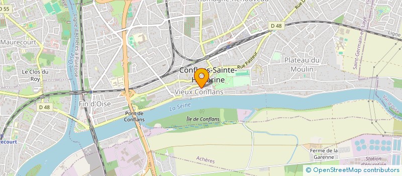 localisation de l'entreprise GENERAL MESURES  CONFLANS-SAINTE-HONORINE