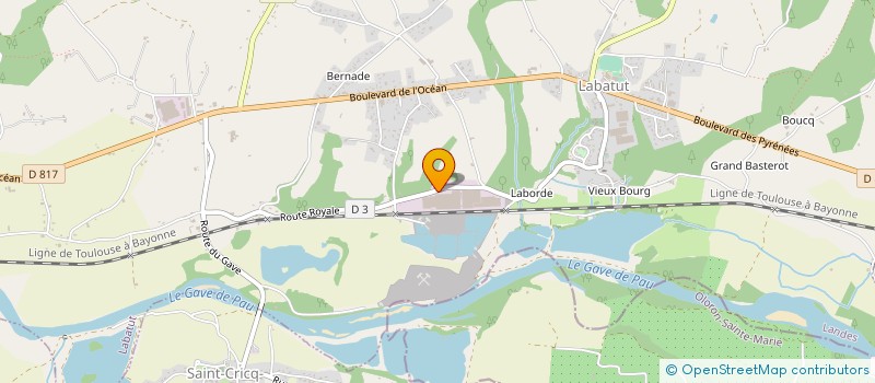 localisation de l'entreprise GENERAL MILLS LANDES  LABATUT