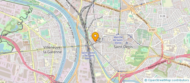 localisation de l'entreprise GENERAL MULTI-SERVICES EXPRESS à SAINT-DENIS