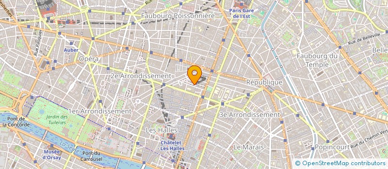 localisation de l'entreprise GENERAL PREVENTION INCENDIE à PARIS