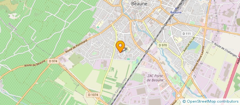 localisation de l'entreprise GENERAL RESEAUX à BEAUNE