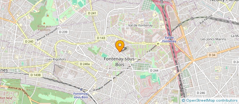 localisation de l'entreprise GENERAL SECURITE FRANCE à FONTENAY-SOUS-BOIS