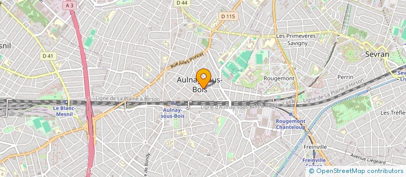 localisation de l'entreprise GENERAL SECURITE TELECOM à AULNAY-SOUS-BOIS