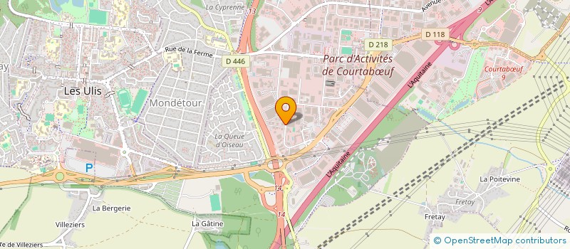 localisation de l'entreprise GENERAL SERVICE OUTILLAGE ILE DE FRANCE à LES ULIS