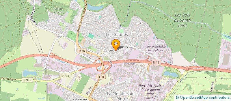 localisation de l'entreprise GENERAL STRUCTURE CONSULTING à PLAISIR