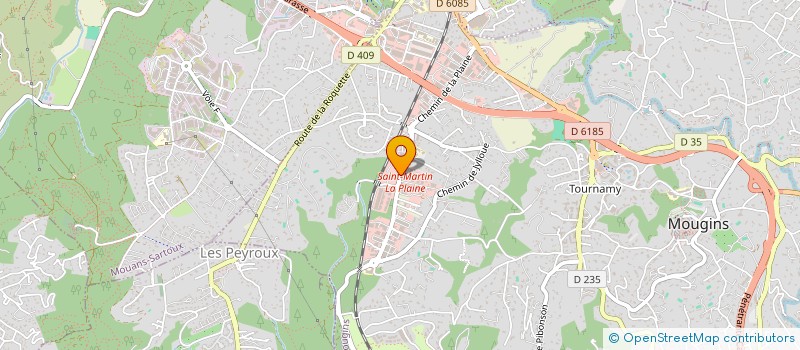 localisation de l'entreprise GENERAL TECHNIQUES BATIMENT à MOUGINS