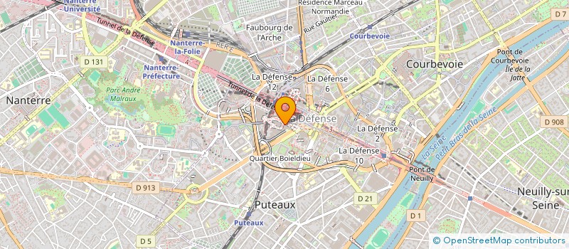 localisation de l'entreprise GENERAL TRADE à PUTEAUX