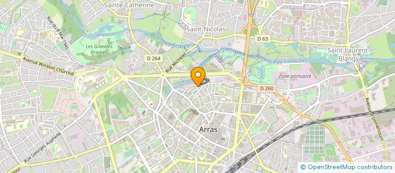 localisation de l'entreprise GENERAL TRADE FRANCE à ARRAS