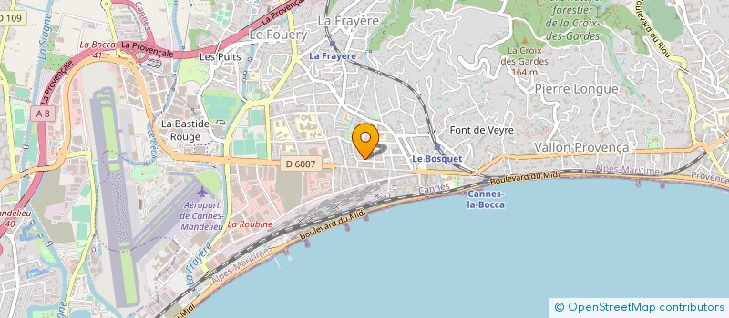 localisation de l'entreprise GENERAL TRADING à CANNES