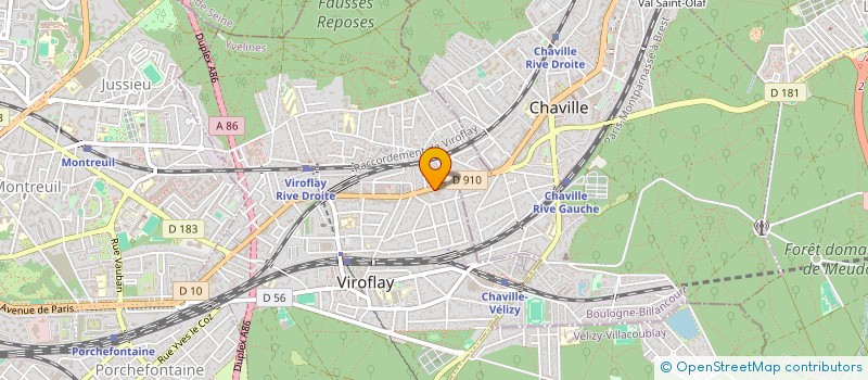 localisation de l'entreprise GENERAL TRADING INTERNATIONAL à VIROFLAY