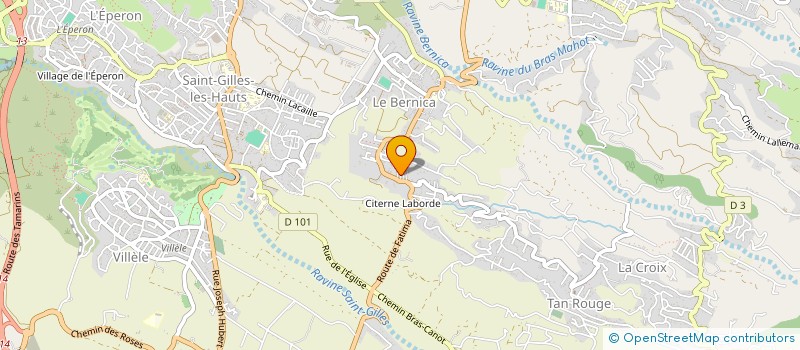 localisation de l'entreprise GENERAL TRAVAUX ELECTRIQUE  SAINT-PAUL