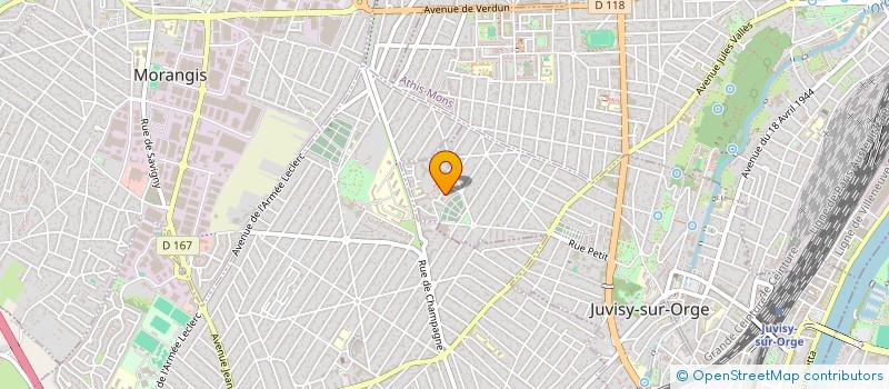 localisation de l'entreprise GENERAL TRAVAUX RENOVATION à JUVISY-SUR-ORGE