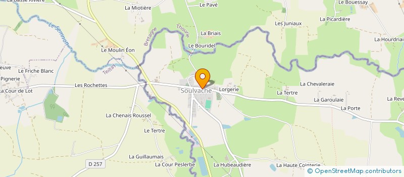 localisation de l'entreprise GENERAL TROCHET  SOULVACHE