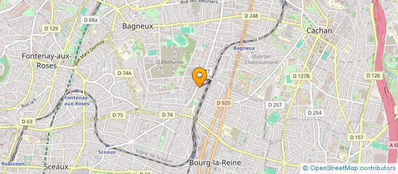localisation de l'entreprise GENERAL VENTILATION à BOURG-LA-REINE