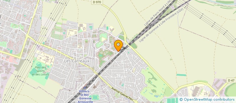 localisation de l'entreprise GENERAL WASH à GONESSE