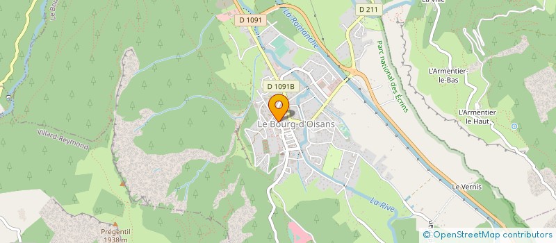 localisation de l'entreprise GENERAL WOOD à LE BOURG-D'OISANS