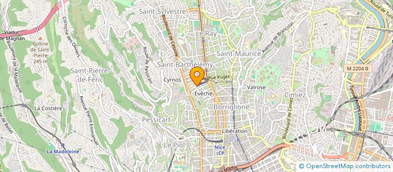 localisation de l'entreprise GENERALE 2015  NICE