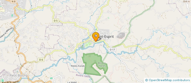 localisation de l'entreprise GENERALE ANTILLAISE DE BATIMENT à SAINT-ESPRIT