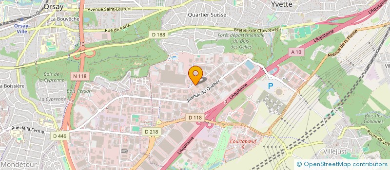 localisation de l'entreprise GENERALE APPROVISIONNEMENT SERVICES à VILLEBON-SUR-YVETTE