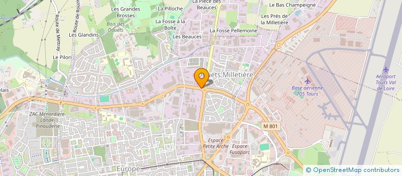 localisation de l'entreprise GENERALE BABY MARCHANDISE  TOURS