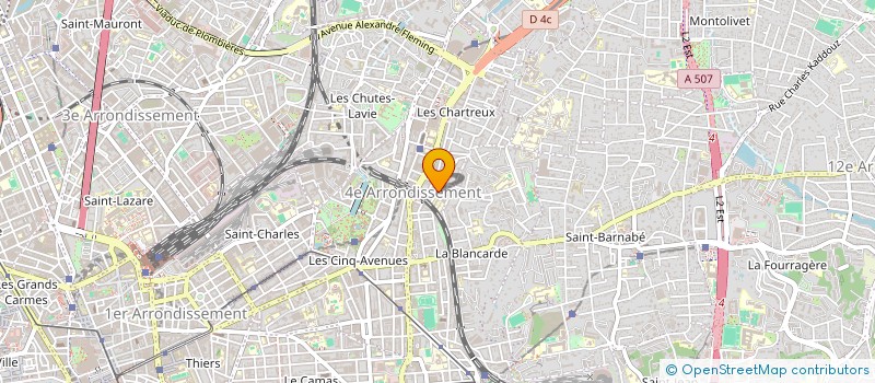 localisation de l'entreprise GENERALE BATIMENT à MARSEILLE