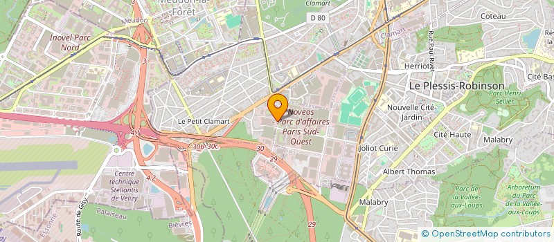 localisation de l'entreprise GENERALE BISCUIT GLICO-FRANCE  CLAMART