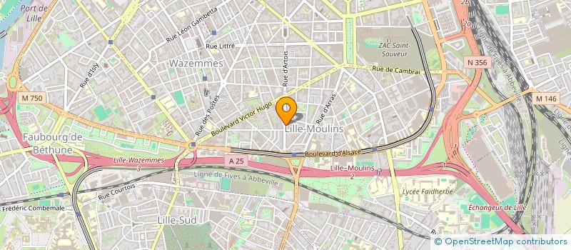 localisation de l'entreprise GENERALE CASH à LILLE