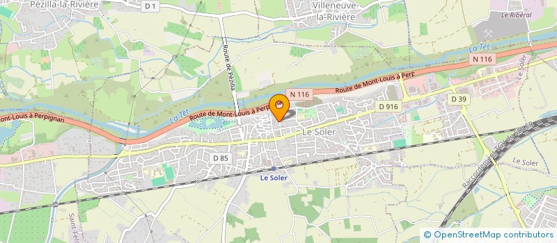 localisation de l'entreprise GENERALE CATALANE TP  LE SOLER