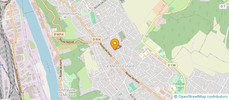 localisation de l'entreprise GENERALE CHANTIER  LE MESNIL-ESNARD