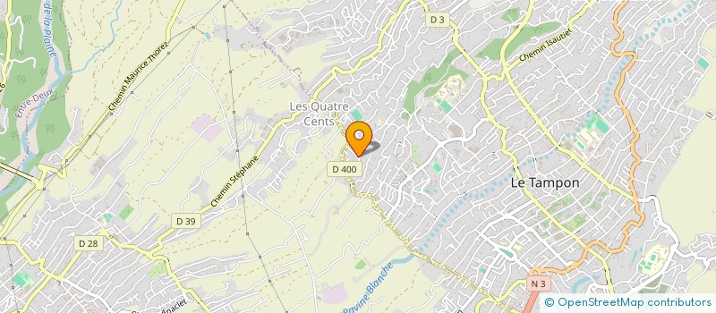 localisation de l'entreprise GENERALE CONSTRUCTION BATIMENT  LE TAMPON